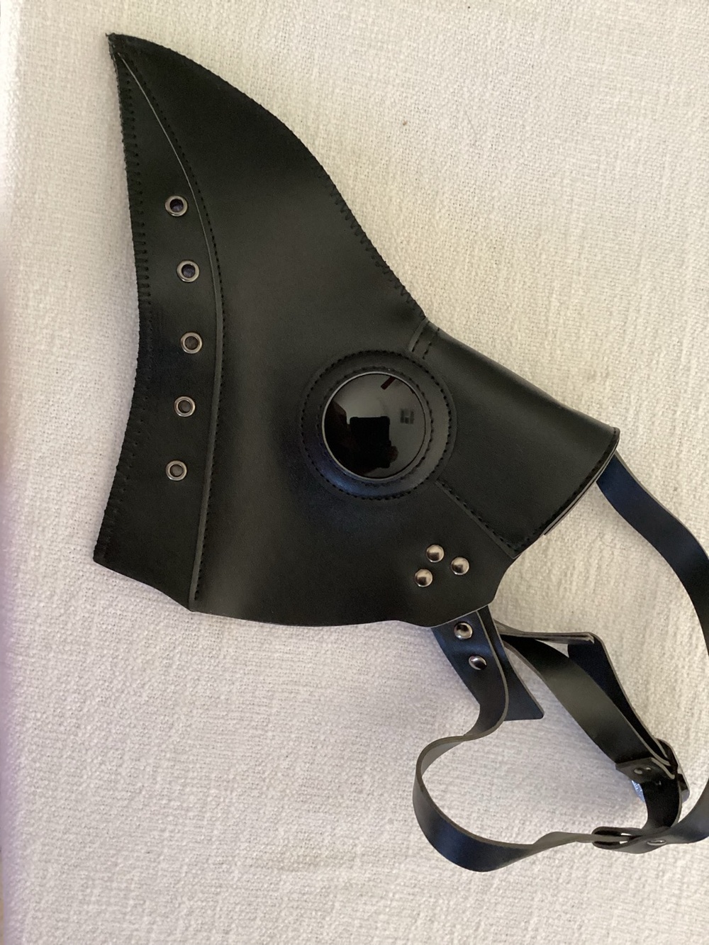 Plague Doctor Bird Mask -Long Nose Beak Cosplay ( Black Steampunk Masquerade)